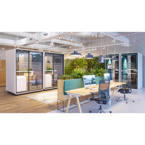 Cabine acoustique 1 personne HushWork - bureau fixe