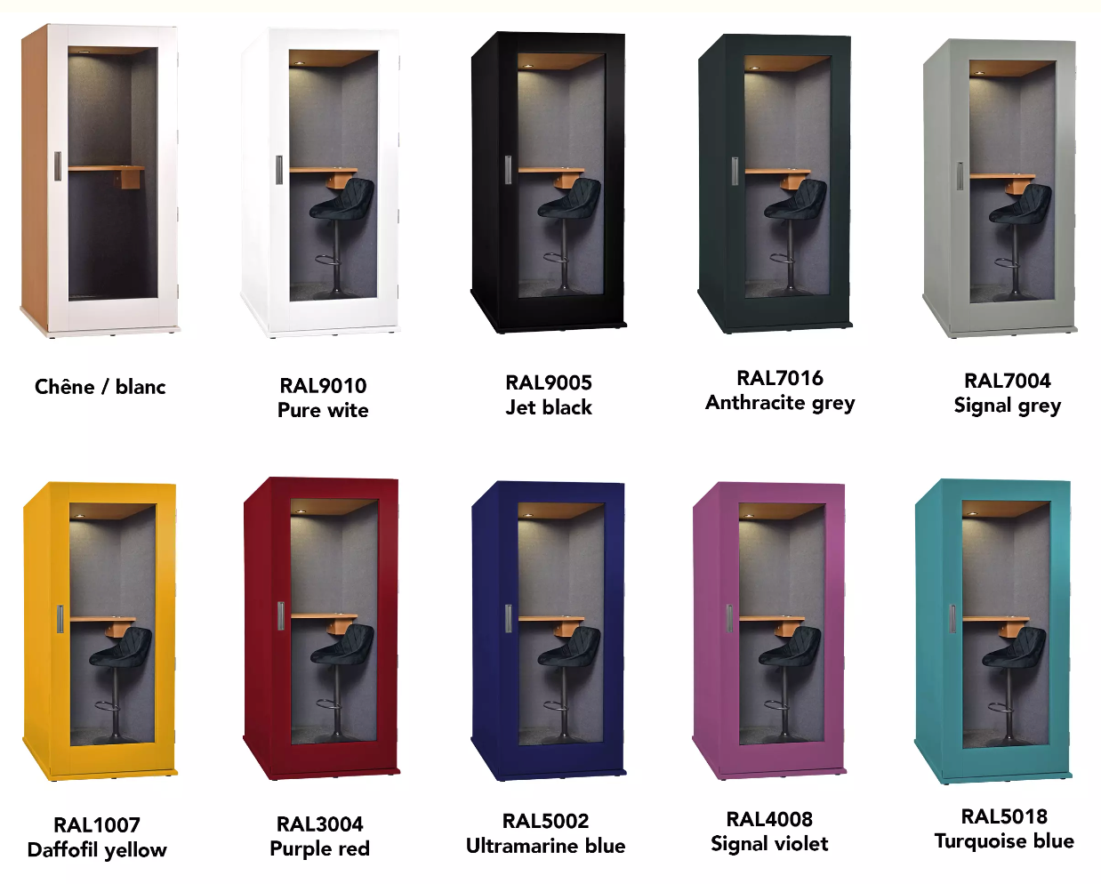 Cabine acoustique 2 personnes Camden Two