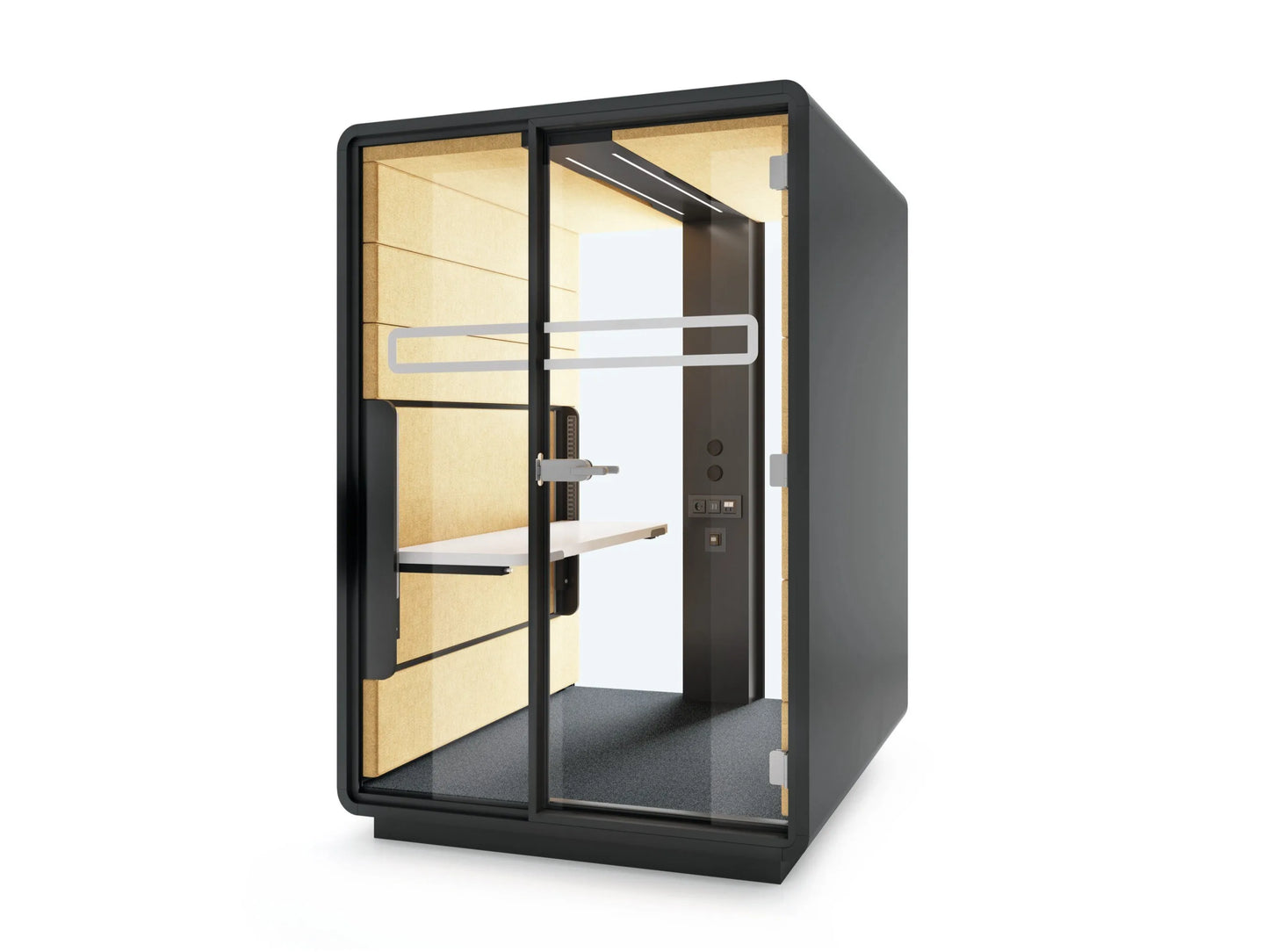 Cabine acoustique 1 personne HushWork - bureau assis debout